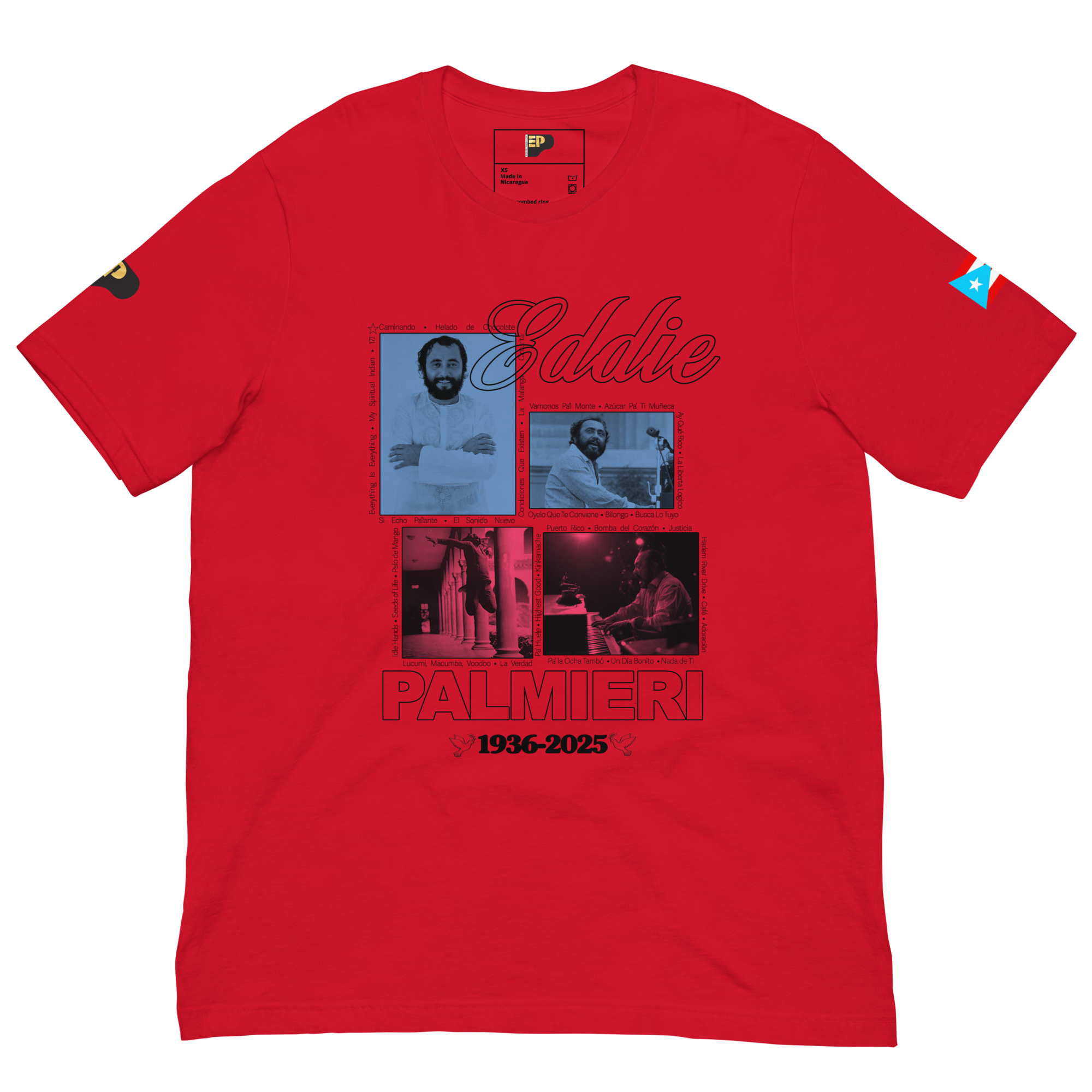 Memorial T-Shirt – Eddie Palmieri Music